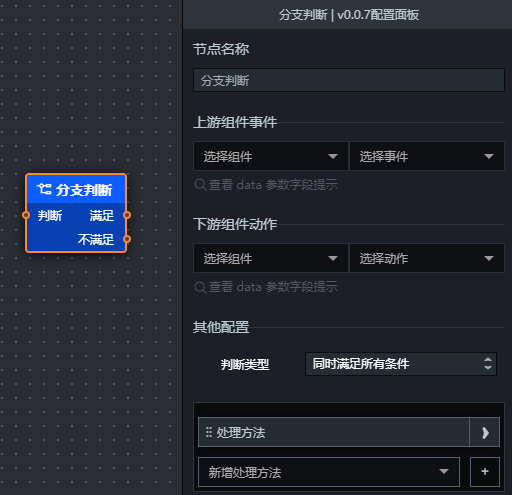 分支判断节点面板样式