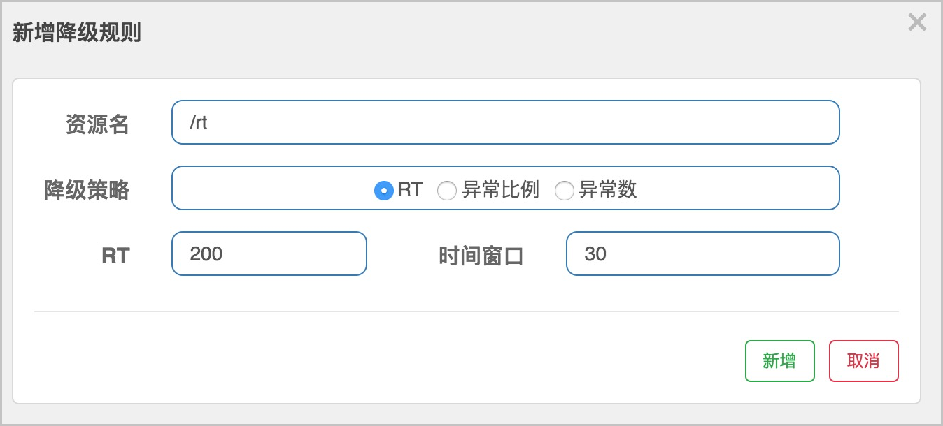 EDAS使用SpringCloud开发应用实现限流降级之新建留空规则