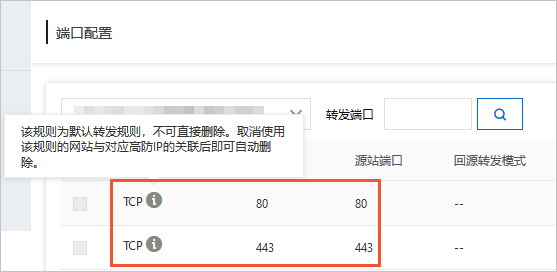转发规则冲突