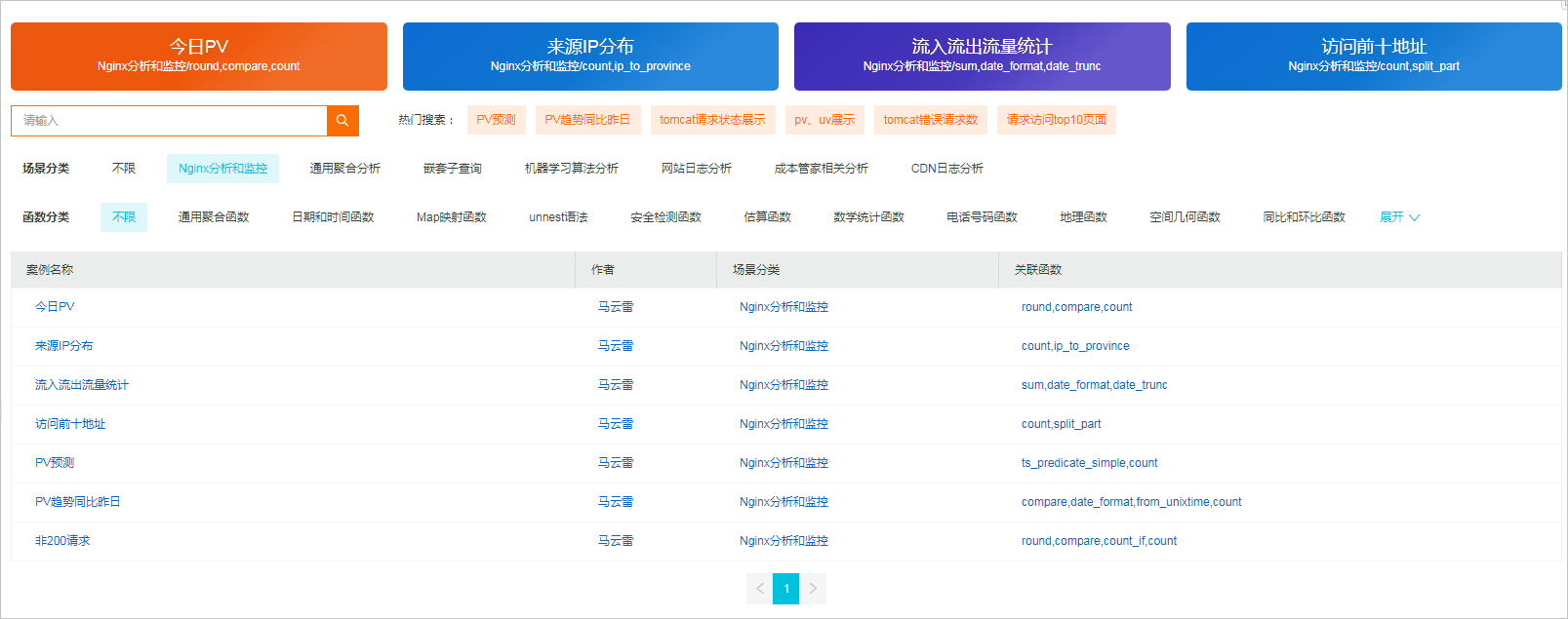 SQL案例中心