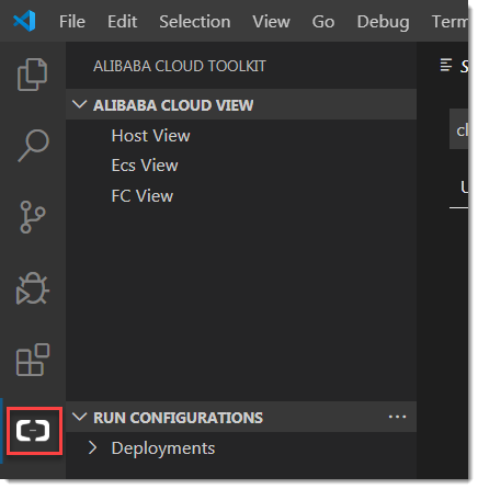 安装cloud toolkit的工具界面