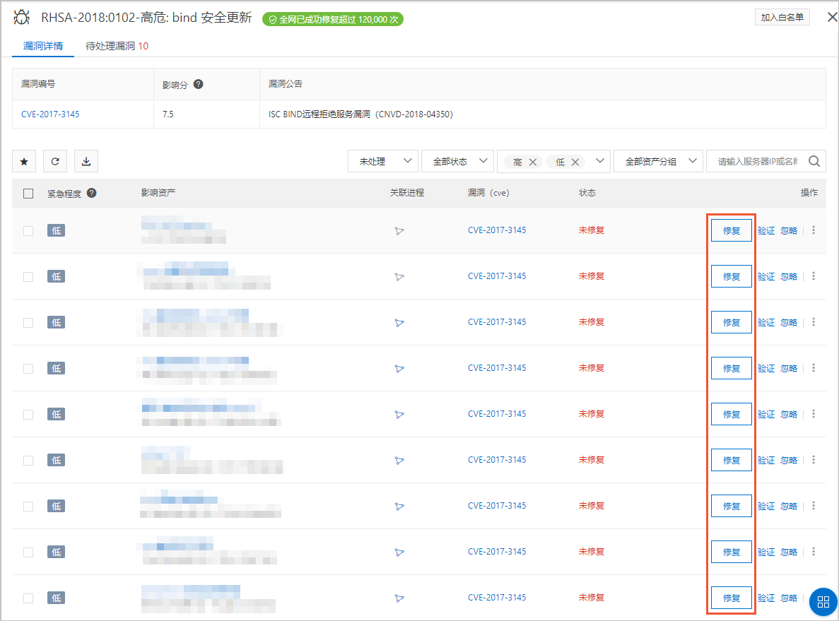 漏洞详情页面