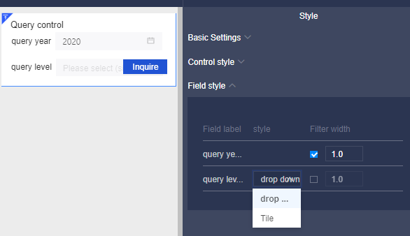 Field style
