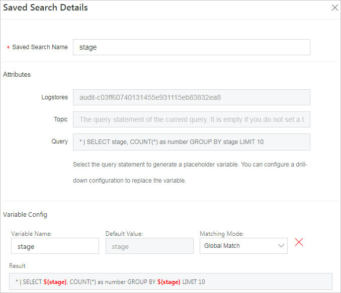 Generate a variable
