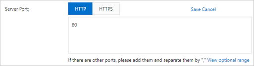 Custom ports