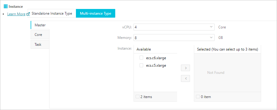 Multi-instance Type