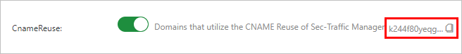 CNAME reuse