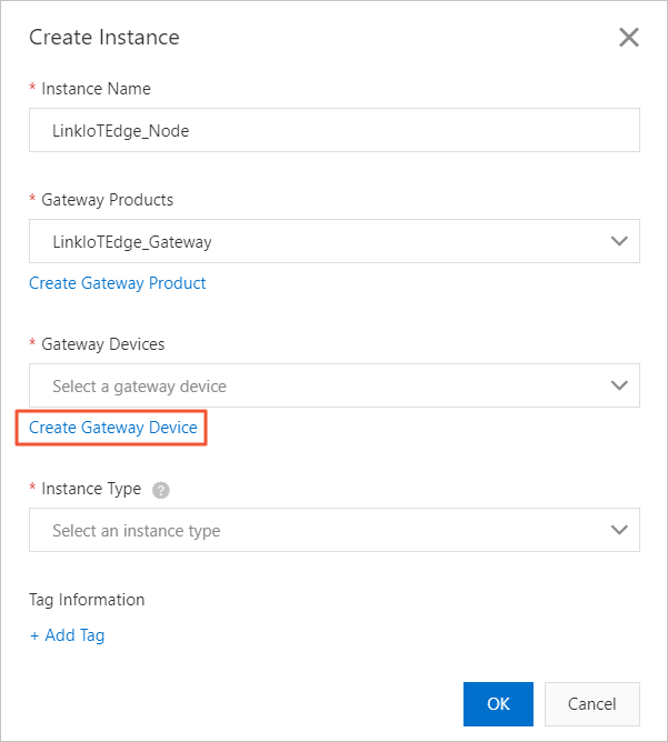 Create Gateway Device