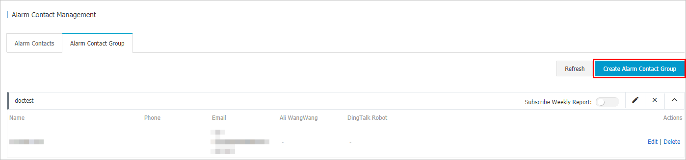 Create a contact group