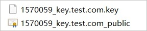 Certificate file