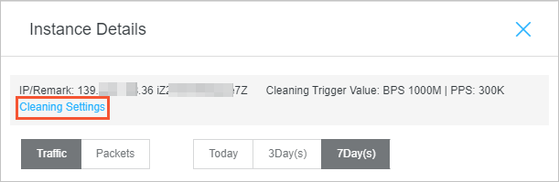 Instance details