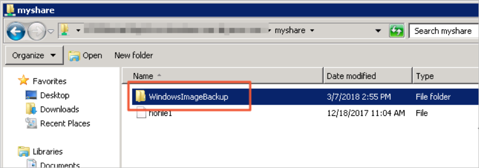 Start a backup task