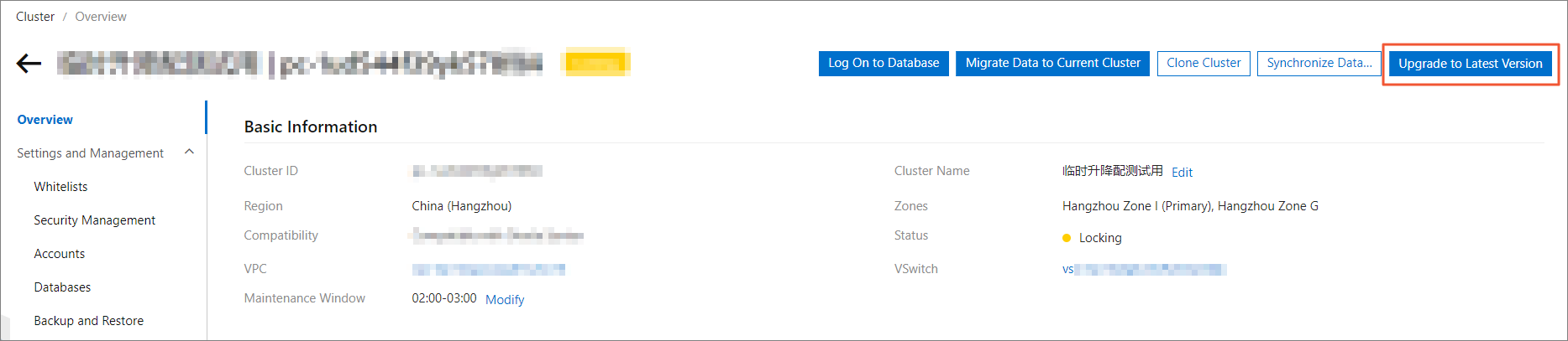 Updates the kernel of an AnalyticDB for PostgreSQL instance.