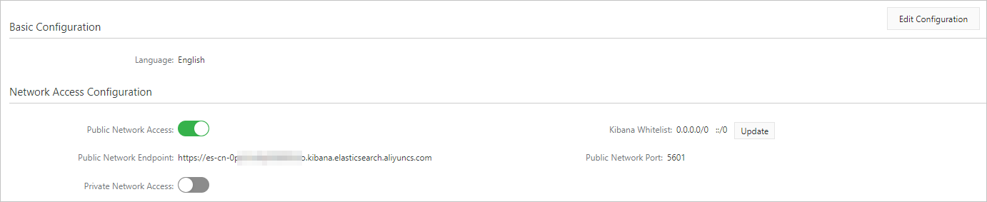 Configure access over the Internet