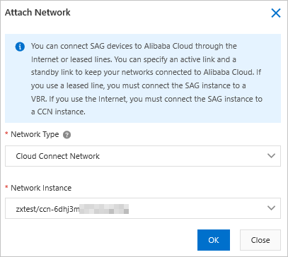 Attach Network