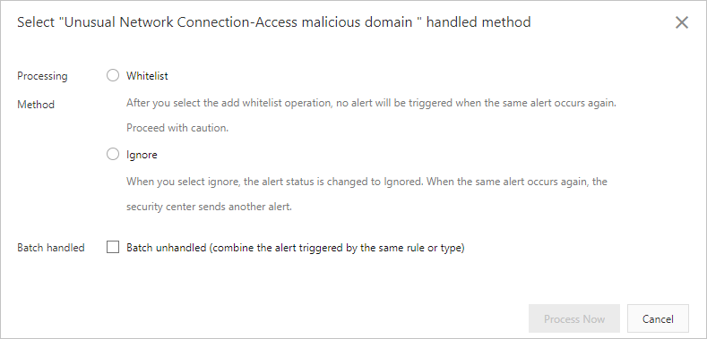Solutions on managing unusual network connections