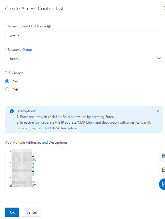 Create Access Control List