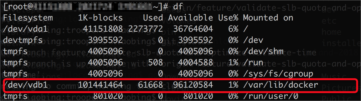 ディスクがマウントされました。
