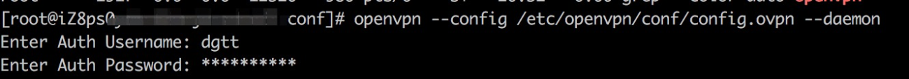 启动OpenVPN