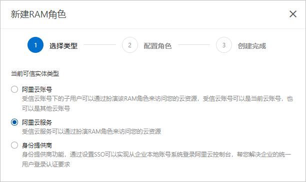 创建角色,角色类型