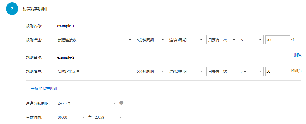 规则示例