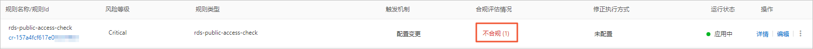rds-public-access-check 规格评估结果