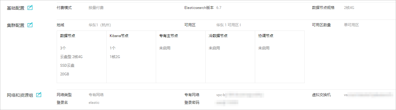 实例配置