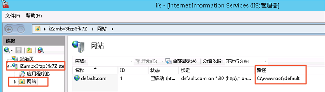 IIS web