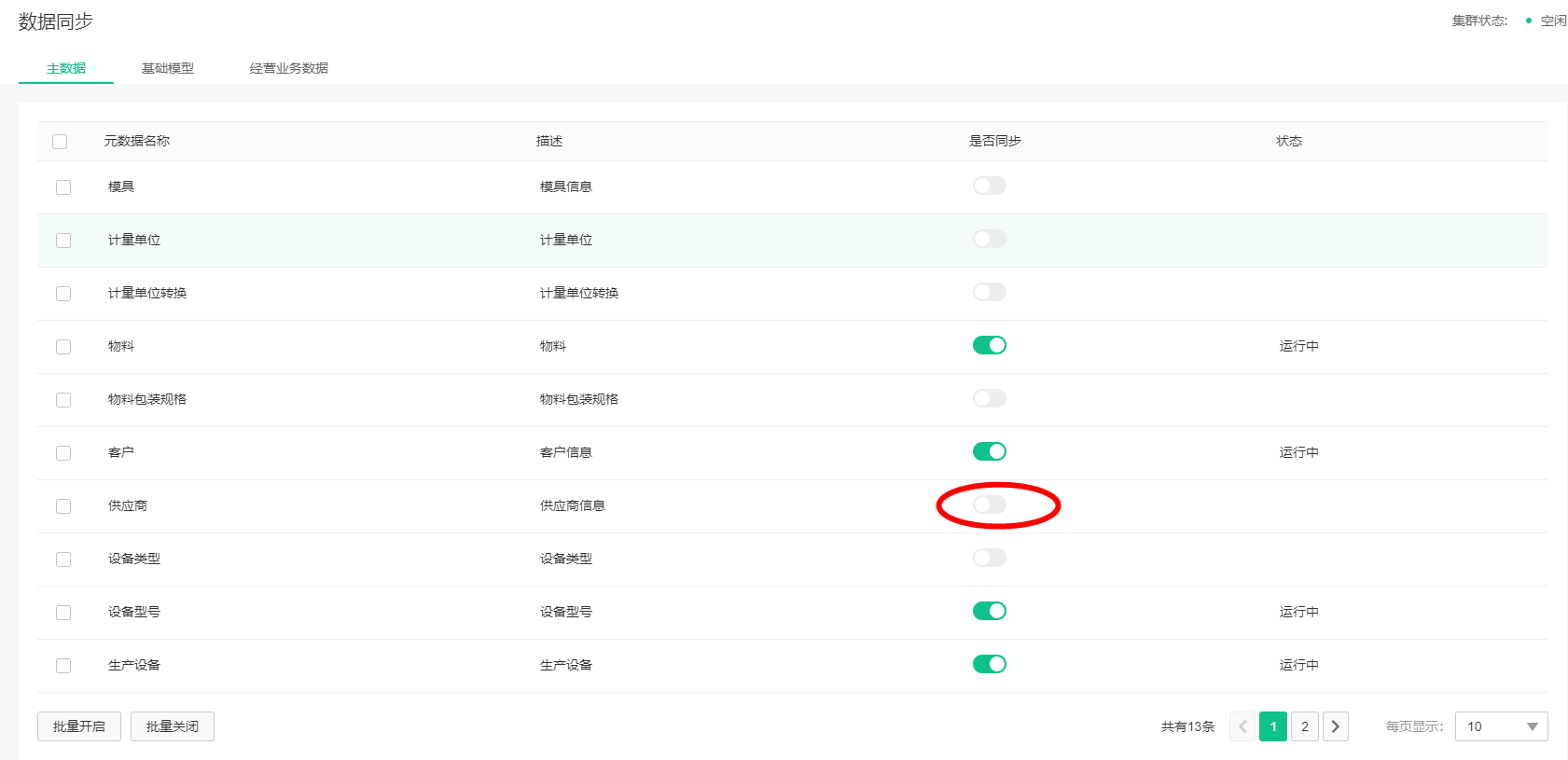 主数据同步