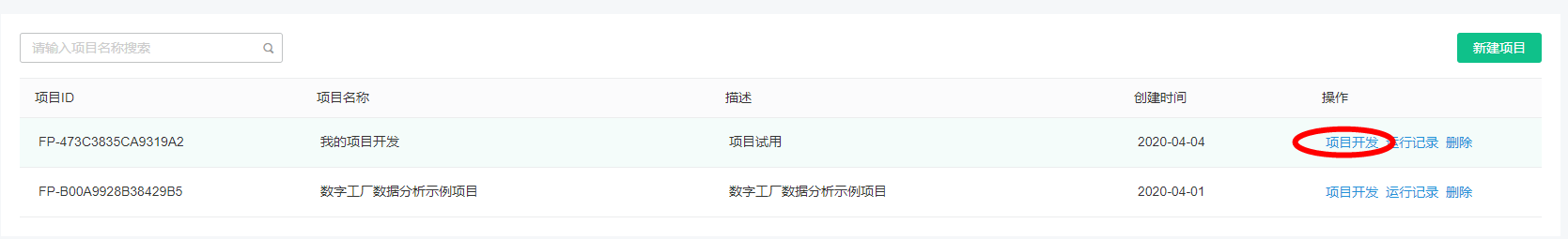 项目开发