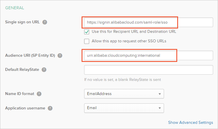 SAML General