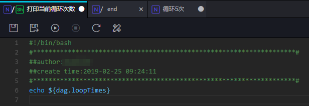 打印循环次数